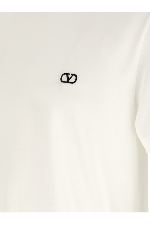 Футболка Valentino Garavani «VLogo Signature», белая V3MG10VBMM0BO
