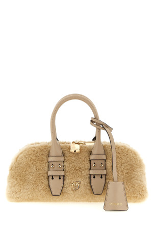 'Bowling bag' handbag  Gray