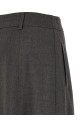 Flared skirt with loops Gray