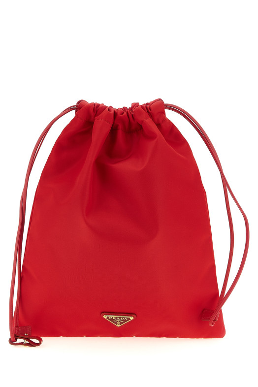 Сумка «Wish in Re-Nylon» с логотипом, красная 1NK01M2HG6F0011