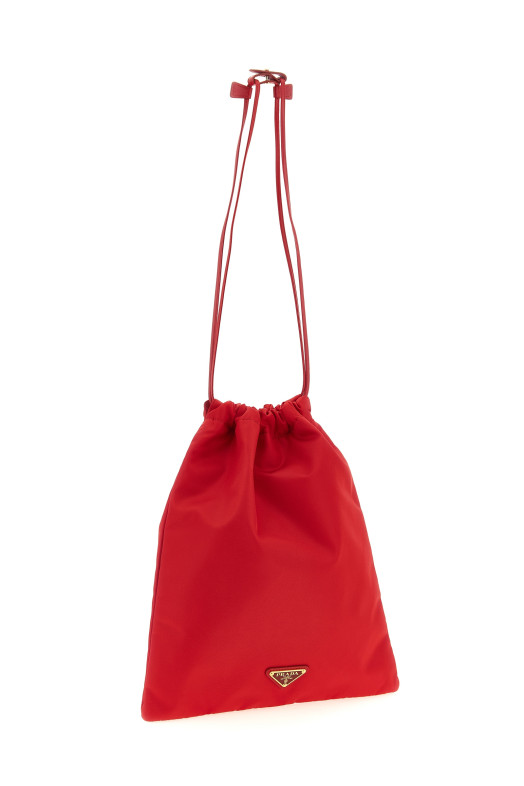 Сумка «Wish in Re-Nylon» с логотипом, красная 1NK01M2HG6F0011