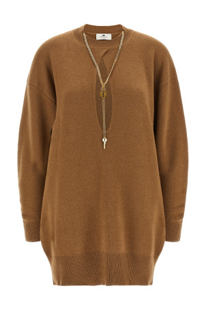 Necklace dress Brown