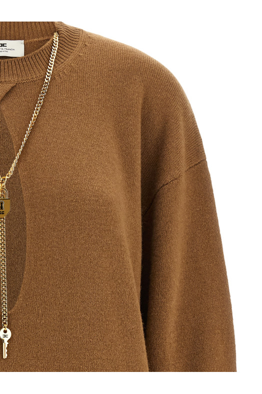 Necklace dress Brown