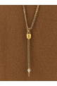 Necklace dress Brown
