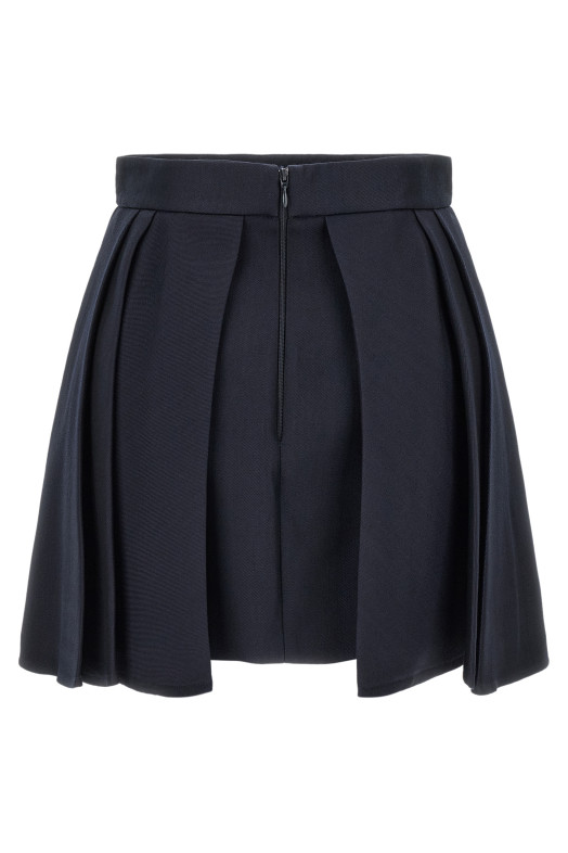 Fresh wool skirt Blue