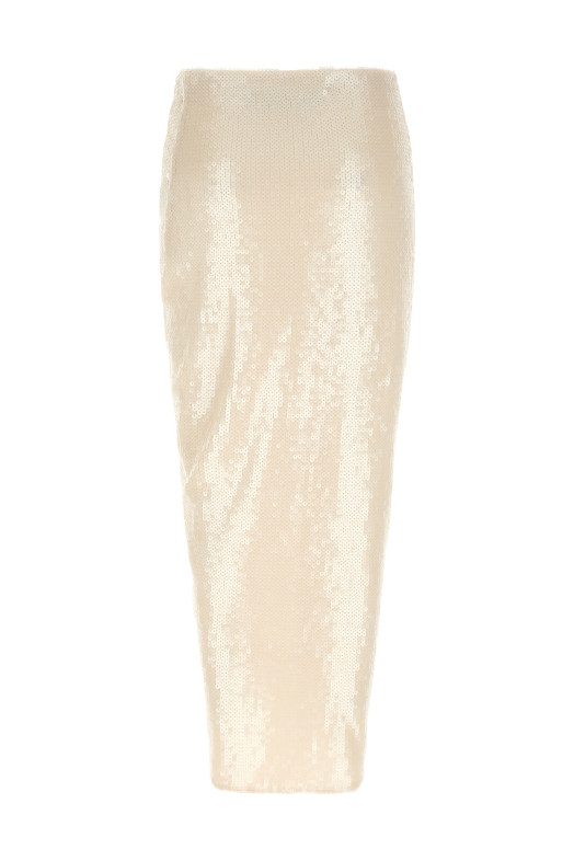 'Sequins Knot' skirt White