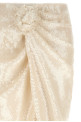 'Sequins Knot' skirt White