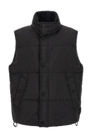 Quilted padded vest  Black