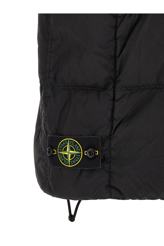 Quilted padded vest  Black