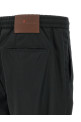 Red button pants Gray