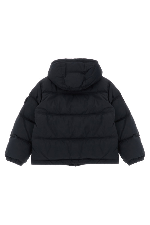 'Badge Stone Island' down jacket Black
