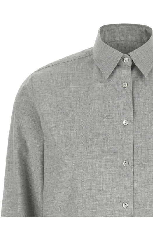 'Marta' flannel shirt Gray