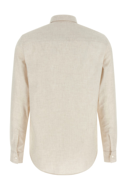 'Marta' flannel shirt Beige