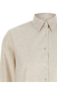 'Marta' flannel shirt Beige