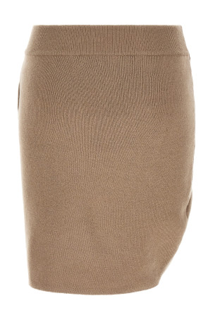 Jewel pin skirt Beige