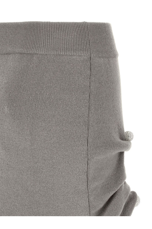 Jewel pin skirt Gray