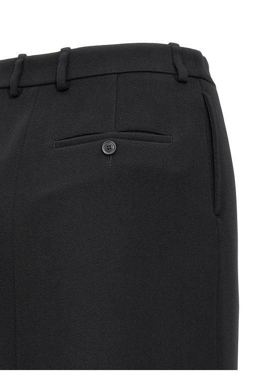 Длинная шерстяная юбка, чёрная BALENCIAGA 773547TPT241000