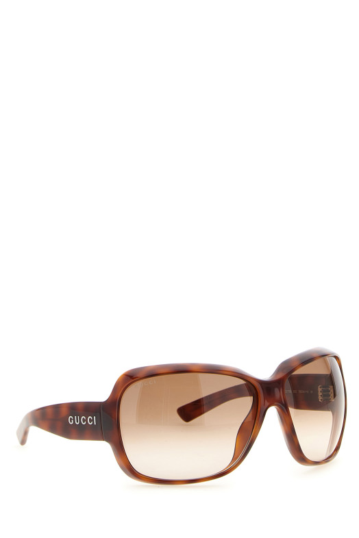 Квадратні сонцезахисні окуляри коричневого кольору GUCCI 865689J16912323