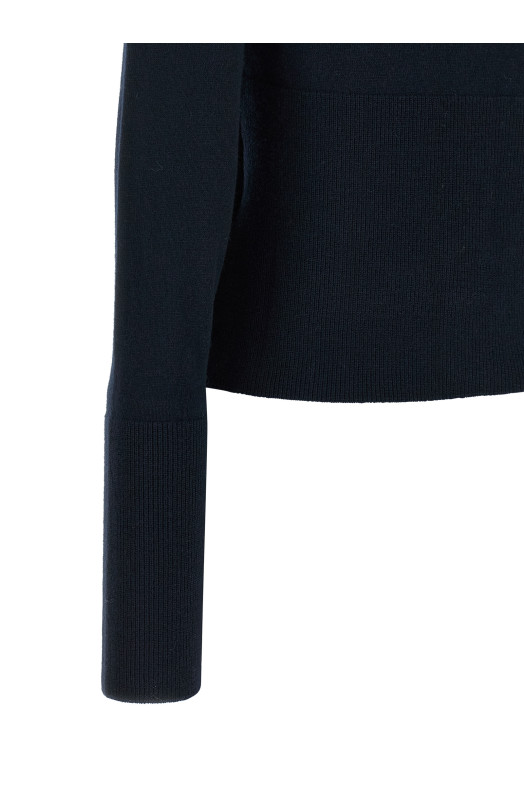 Collared cardigan Blue