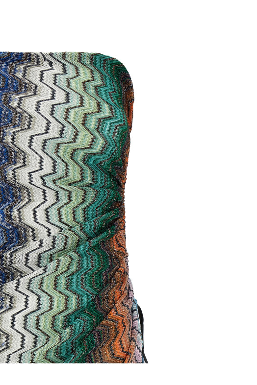 Greek motif cover-up dress Multicolor