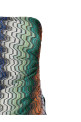 Greek motif cover-up dress Multicolor