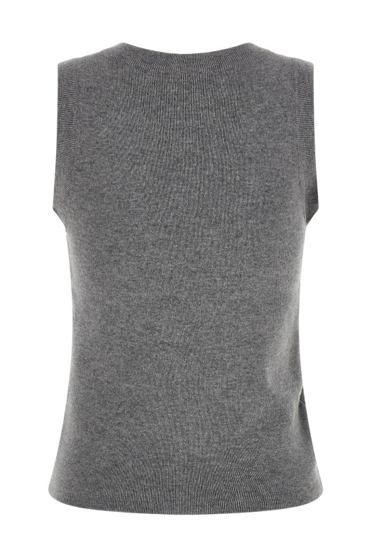 Jewel brooch top Gray
