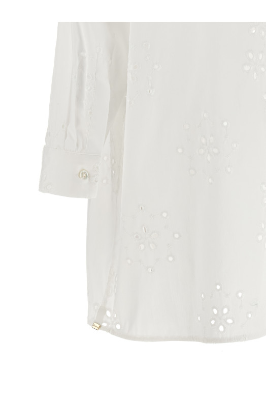 'Broderie Anglaise' shirt White