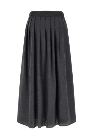 Skirt with elastic  Gray