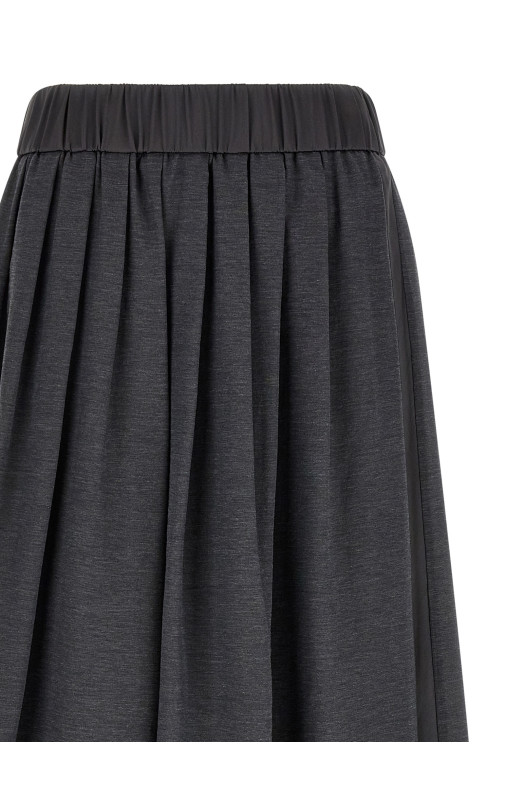 Skirt with elastic  Gray