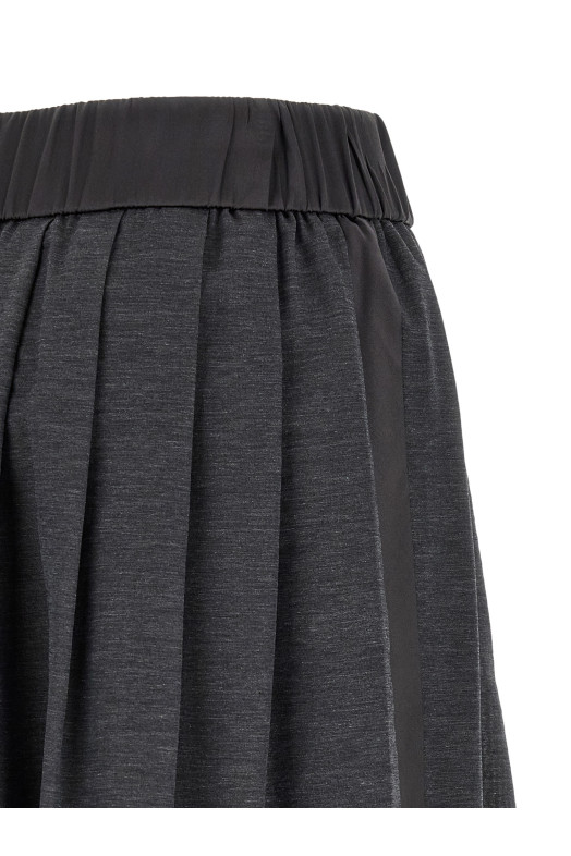 Skirt with elastic  Gray