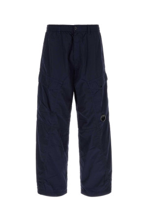 Navy blue nylon cargo pant Brown C.P. COMPANY (21CMPA110A005904G)