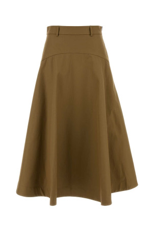 Army green cotton skirt Brown BALENCIAGA (A002BTTKP07)