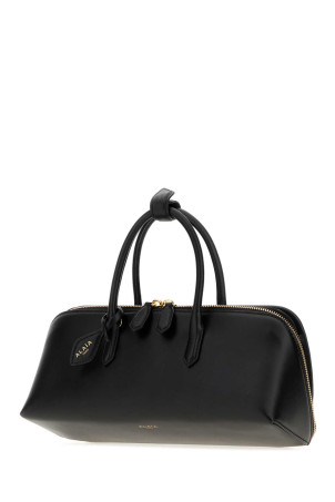 Black leather small Delta handbag Black ALAIA (AA1L1015I255)
