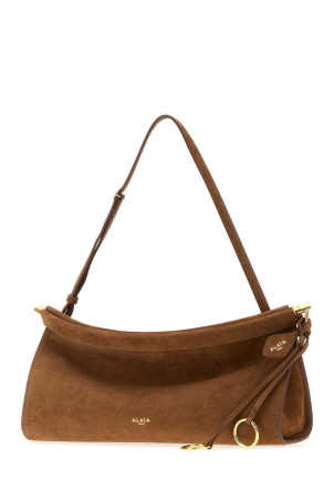 Camel leather medium East West shoulder bag ALAIA (AA1S01430CA214)