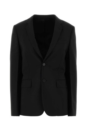 Black mohair blend blazer Black FENDI (FJ7797B1G1)