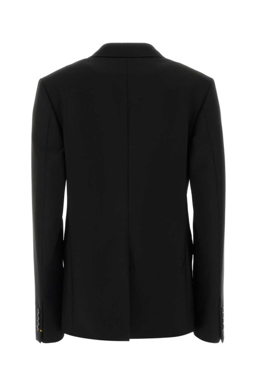 Black mohair blend blazer Black FENDI (FJ7797B1G1)
