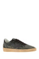 Шкіряні кросівки Ball Star кольору «чаркоул» від GOLDEN GOOSE DELUXE BRAND (GMF00117F008725)