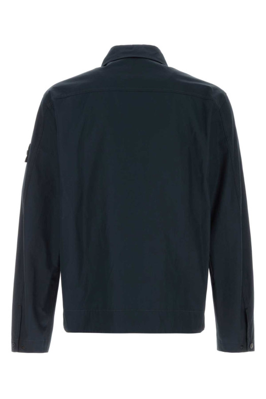 Куртка из канваса цвета «полуночный синий» Black STONE ISLAND (L2S151200018S0F01)