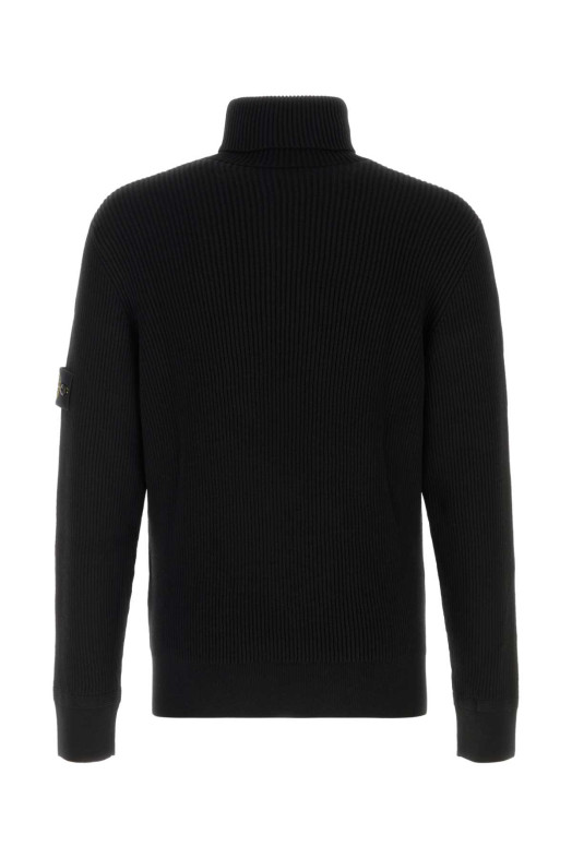 Black wool sweater Black STONE ISLAND (L2S155100052S00C2)