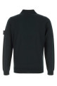 Чорна вовняна сорочка-поло STONE ISLAND (L2S155100076S00FC)