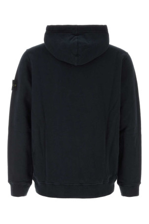 Midnight blue cotton sweatshirt Black STONE ISLAND (L2S156100048S0A20)