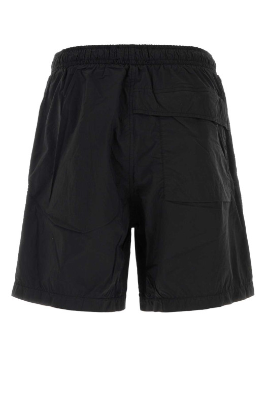 Чорні нейлонові шорти-бермуди STONE ISLAND (L2S15B100002S00F6)