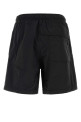 Чорні нейлонові шорти-бермуди STONE ISLAND (L2S15B100002S00F6)