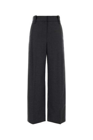 Charcoal wool wide-leg pant BRUNELLO CUCINELLI (MB199P9331)