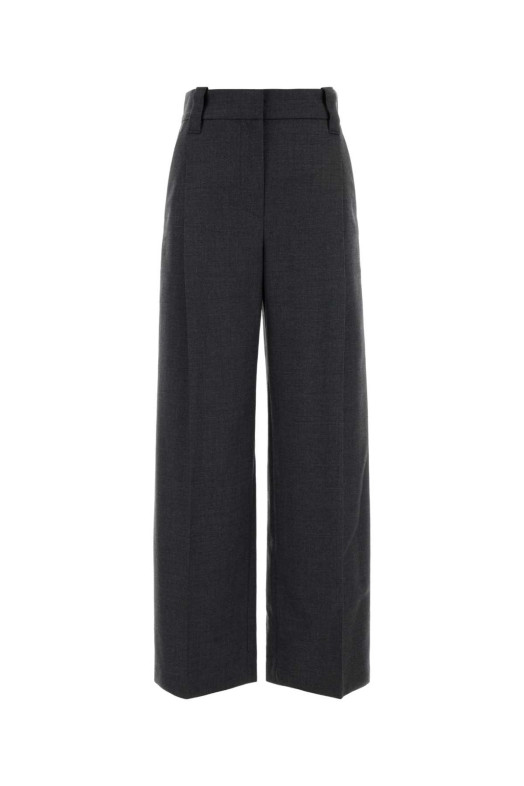 Charcoal wool wide-leg pant BRUNELLO CUCINELLI (MB199P9331)