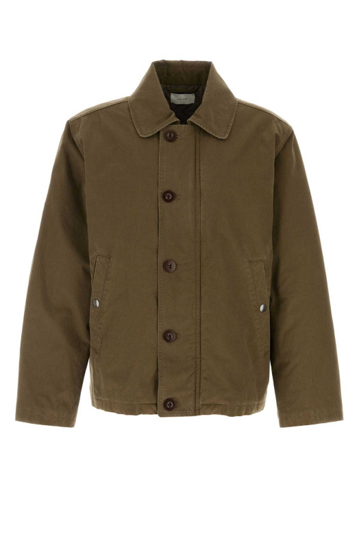 Olive green canvas Rafi jacket THE ROW (R000162W5067)