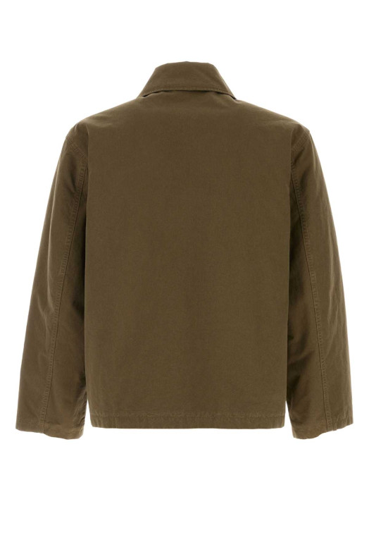 Olive green canvas Rafi jacket THE ROW (R000162W5067)