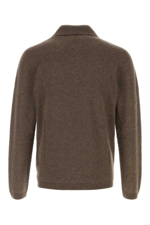 Brown cashmere Ripley polo shirt THE ROW (R000411Y166)
