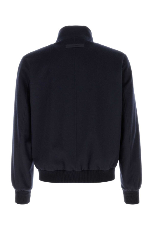 Темно-синій кашеміровий піджак ZEGNA (RUGT63A2G153)