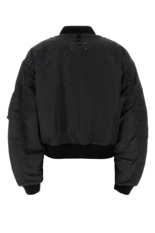 Slate nylon bomber jacket MAISON MARGIELA (S51AM0522M35923)